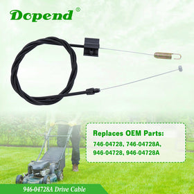 Dopend 66-inch drive cable suitable for long reach in mowers