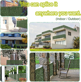 DOPGIB interlocking connectors enable easy assembly of ivy panels.