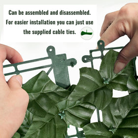 DOPGIB ivy leaf texture detail highlights durable, UV-resistant materials.