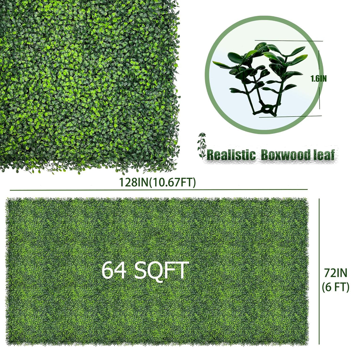 DOPGIB artificial ivy leaves close-up highlights realistic texture for decor.
