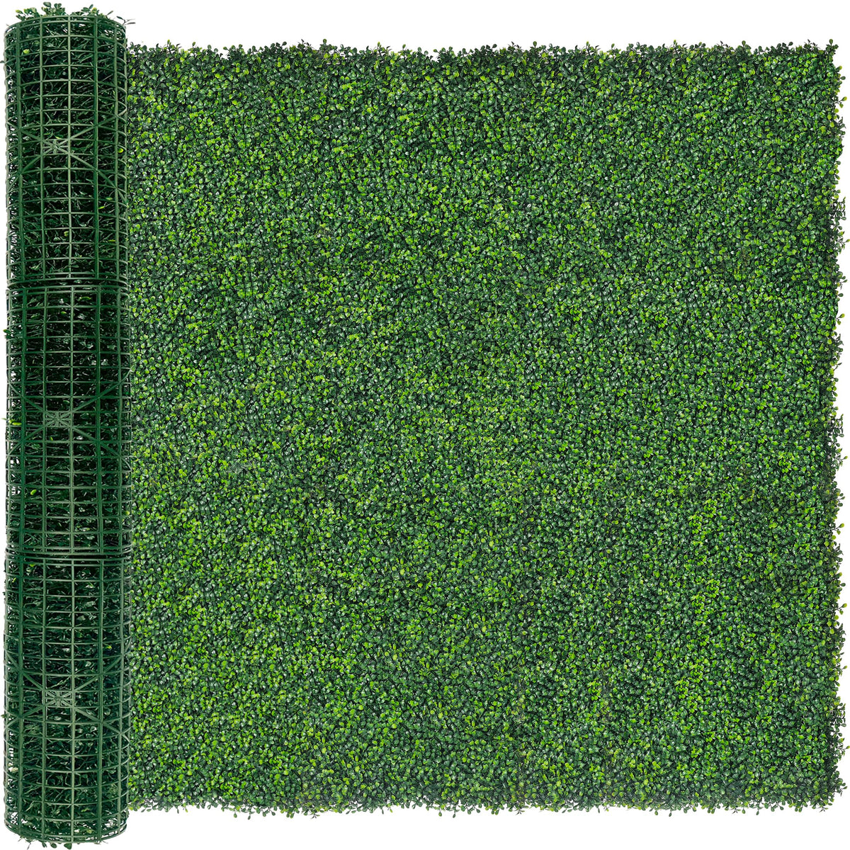 DOPGIB artificial ivy privacy fence screen provides durable outdoor privacy with lush faux leaves.
