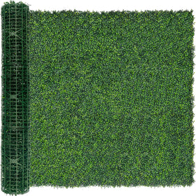 DOPGIB artificial ivy privacy fence screen provides durable outdoor privacy with lush faux leaves.