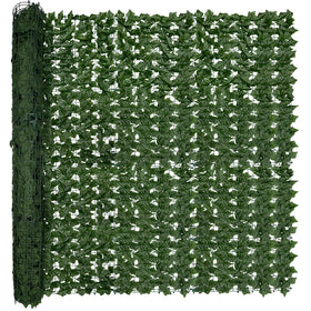 DOPGIB artificial ivy privacy fence 80x120 provides a lush private backdrop for outdoors.