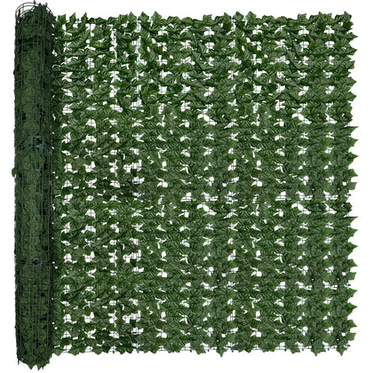 DOPGIB artificial ivy privacy fence 80x120 provides a lush private backdrop for outdoors.