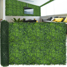DOPGIB artificial ivy privacy fence screen provides lush patio coverage