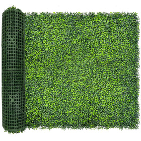 DOPGIB Artificial Ivy Privacy Fence Screen panel with dense leaves for outdoor privacy.