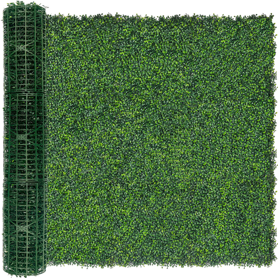 DOPGIB artificial ivy privacy screen with lush leaves ideal for outdoor privacy.