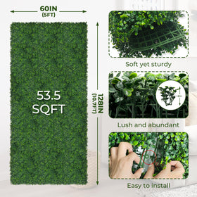 DOPGIB boxwood roll on a fence provides easy outdoor privacy upgrade