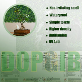 DOPGIB versatile indoor/outdoor greenery wall for background decor.
