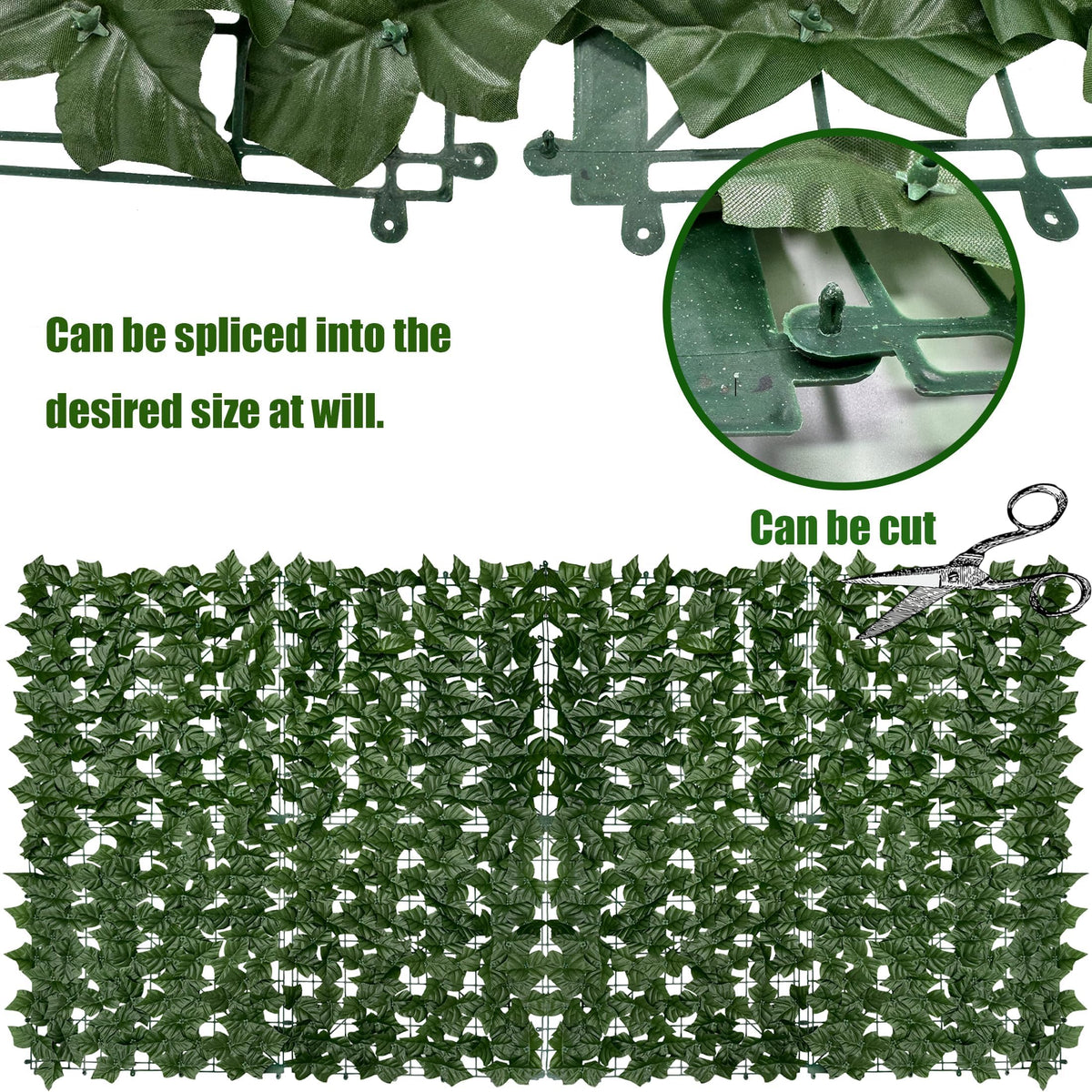 DOPGIB ivy wall panel for indoor or outdoor greenery backdrop that softens walls
