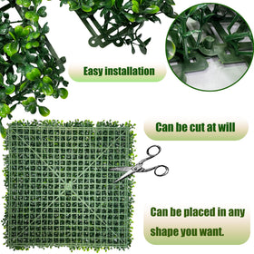 DOPGIB Patio balcony greenery wall backdrop for a private, stylish outdoor space.