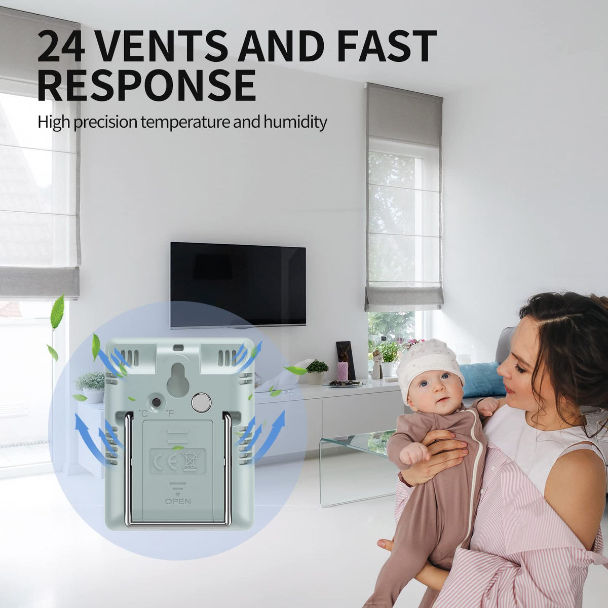 DOQAUS ideal for greenhouse and terrarium humidity monitoring