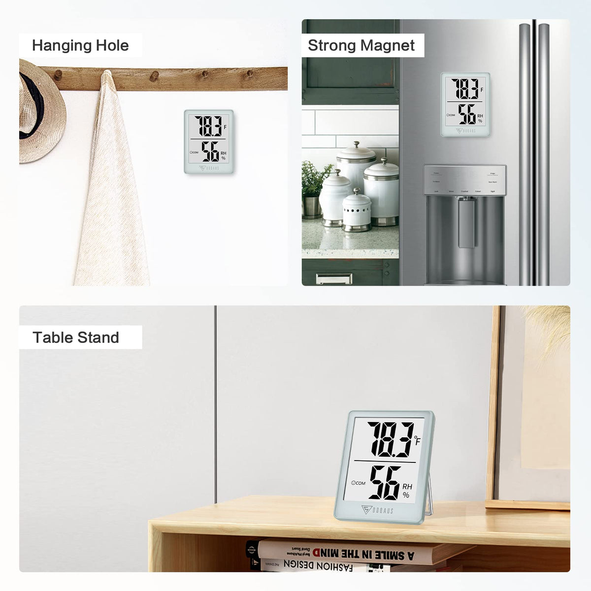 DOQAUS pocket-friendly thermometer for portable readings