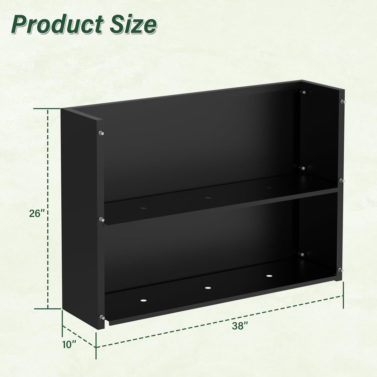 DorBuphan metal tall planter, side view for corner balcony displays