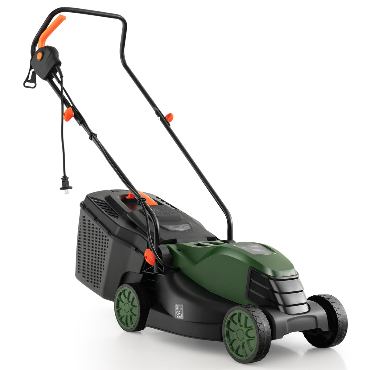 DORTALA lawn mower with a 14-inch deck for efficient mowing.