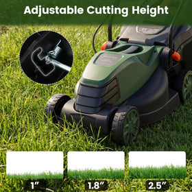 DORTALA foldable handle enables compact storage after mowing.
