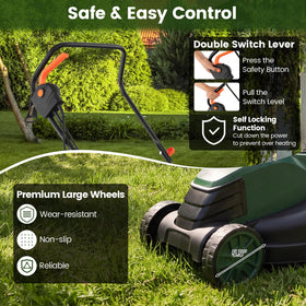 DORTALA three-height adjustment adapts to different grass conditions.