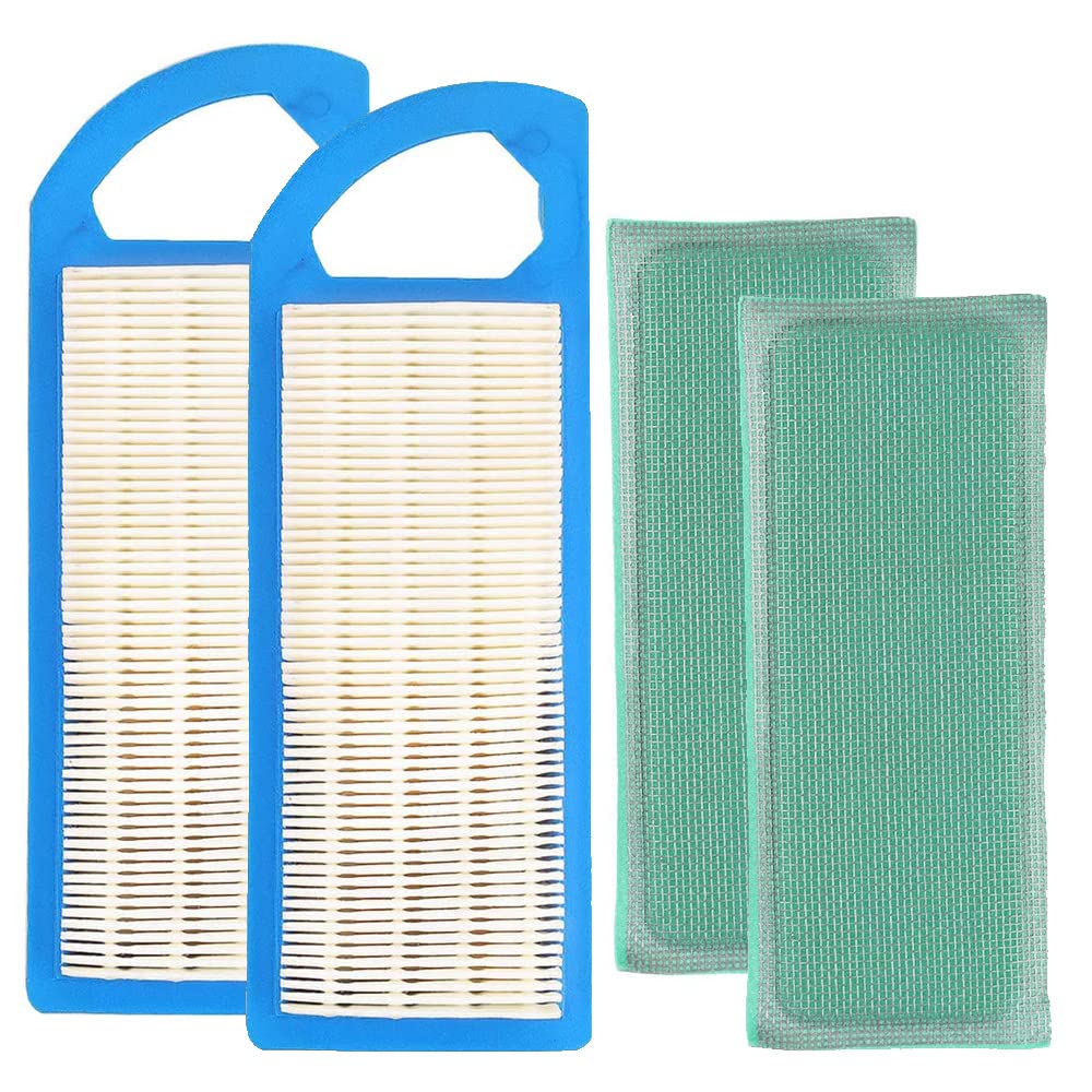 Dosens 697153 air filter front view for Briggs & Stratton engines improves intake filtration