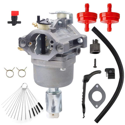 Dosens carburetor front view shows compact design for lawn tractors and mowers