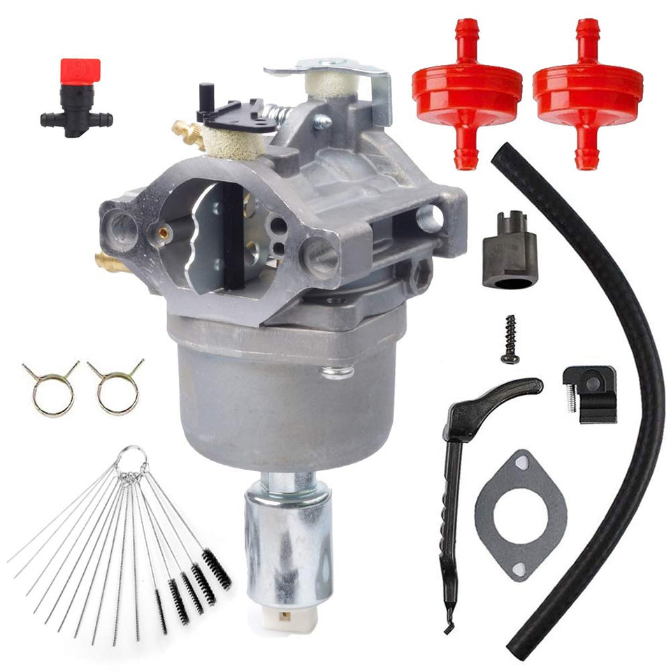 Dosens carburetor front view shows compact design for lawn tractors and mowers