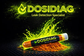 DOSIDIAG Biodegradable dye option for eco-conscious leak testing and safe disposal.