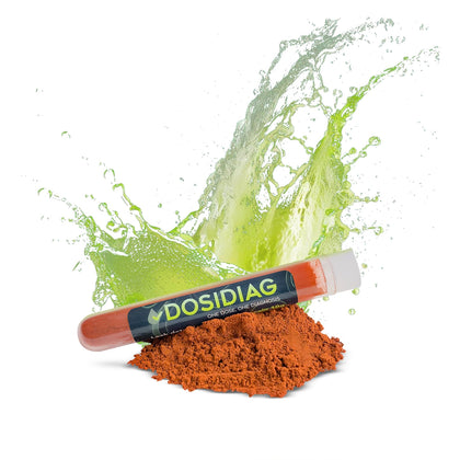 DOSIDIAG Fluorescein Flask for high-visibility leak tracing in any system.