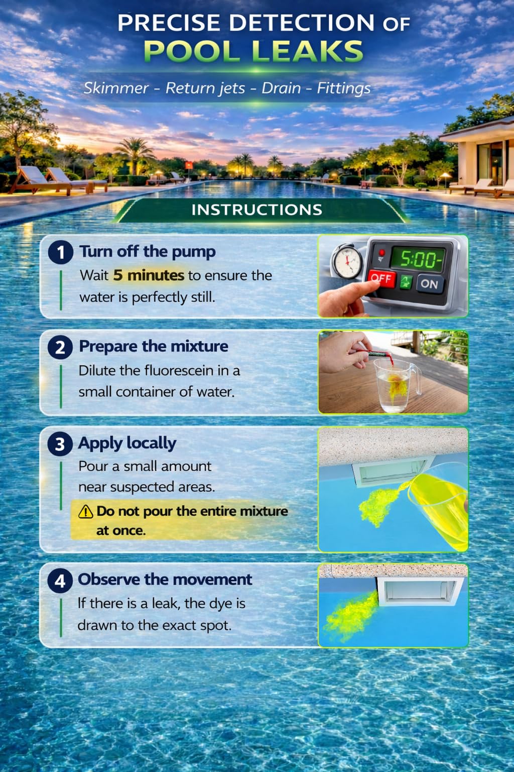 DOSIDIAG Leak-detection plumbing application highlights water paths for efficient repairs.
