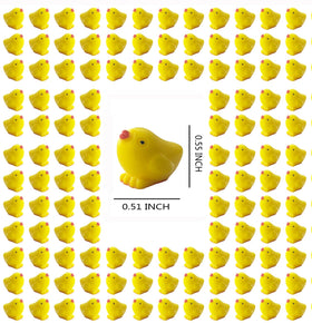 DoTebpa resin chick detail with bright colors for durable decor