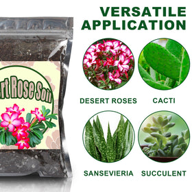 Doter cactus and succulent soil mix optimized for moisture-sensitive varieties