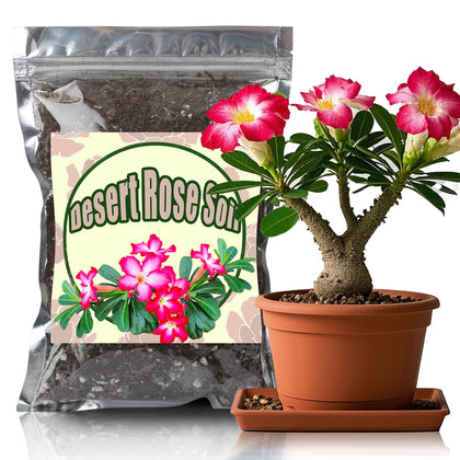 Doter Desert Rose potting soil pack promotes balanced minerals for healthy growth