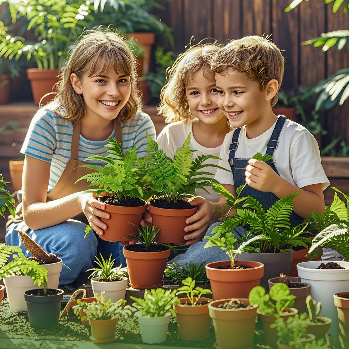 1qt bag keeps Doter fern soil ready for repotting