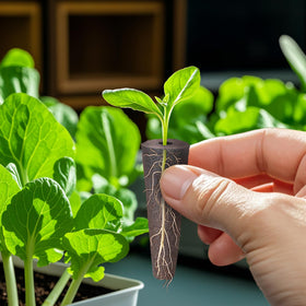 Doter Grow Sponges eco-friendly material promotes sustainable hydroponic practice.