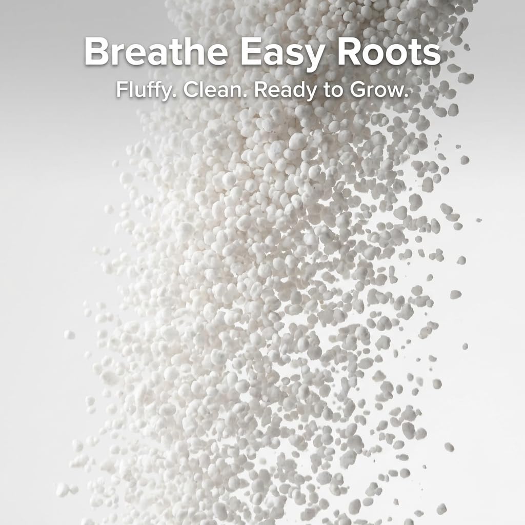 Doter Organic Perlite lightweight texture supports roots without weighing them down.
