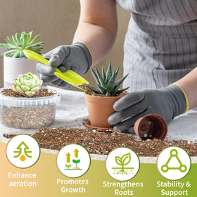 Doter ph balanced soil mix supports stable growth in containers
