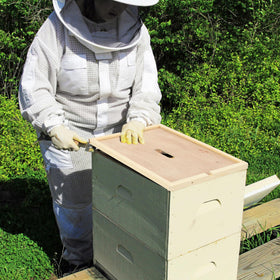 Six-pack DoubleFill inner covers packaged for ready hive setup.