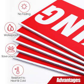 DoubleFill 15-inch H-stake supports stable sign placement outdoors.