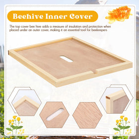 DoubleFill inner cover shows easy removal for quick hive access.
