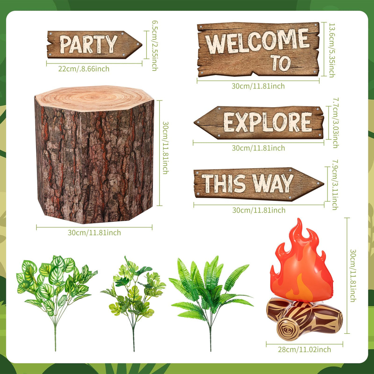 DoubleFill VBS road sign cards guide guests through themed setup