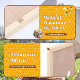 DoubleFill wood-top inner cover ensures a secure fit under the outer lid.