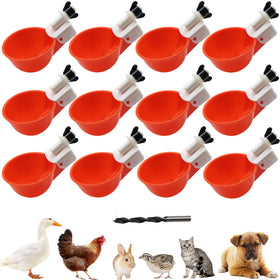 DoubleWood chicken waterer cups 24-pack packaging ready for coop setup