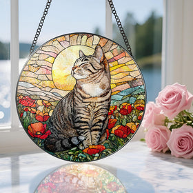 DOUHASU gift-ready stained glass suncatcher makes a thoughtful present