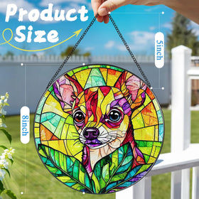 DOUHASU iron-frame suncatcher designed for durable window display