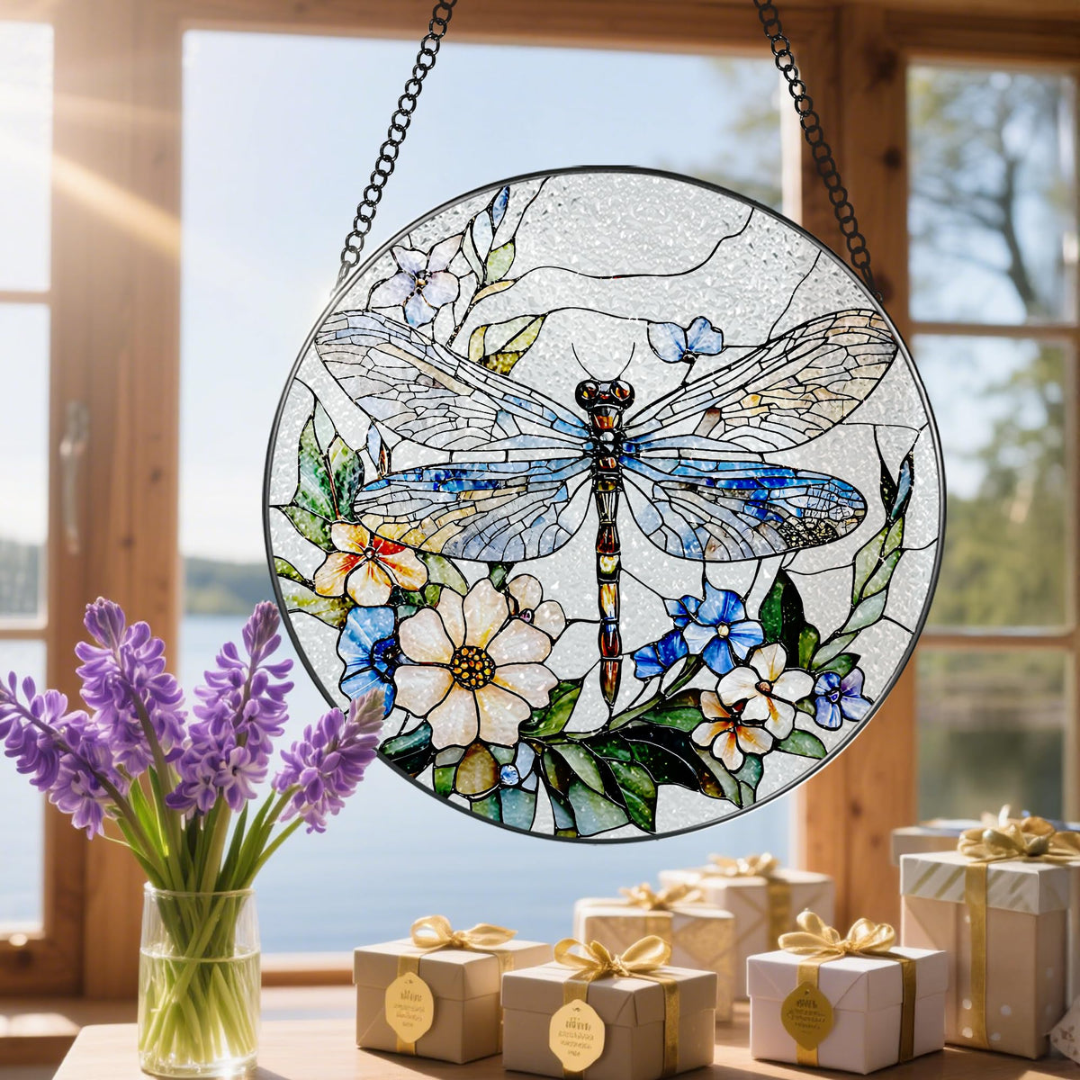 Douhasu packaging protects the suncatcher during transit for safe delivery