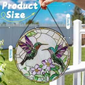 DOUHASU rainbow reflections from hummingbird suncatcher brighten sunlit spaces