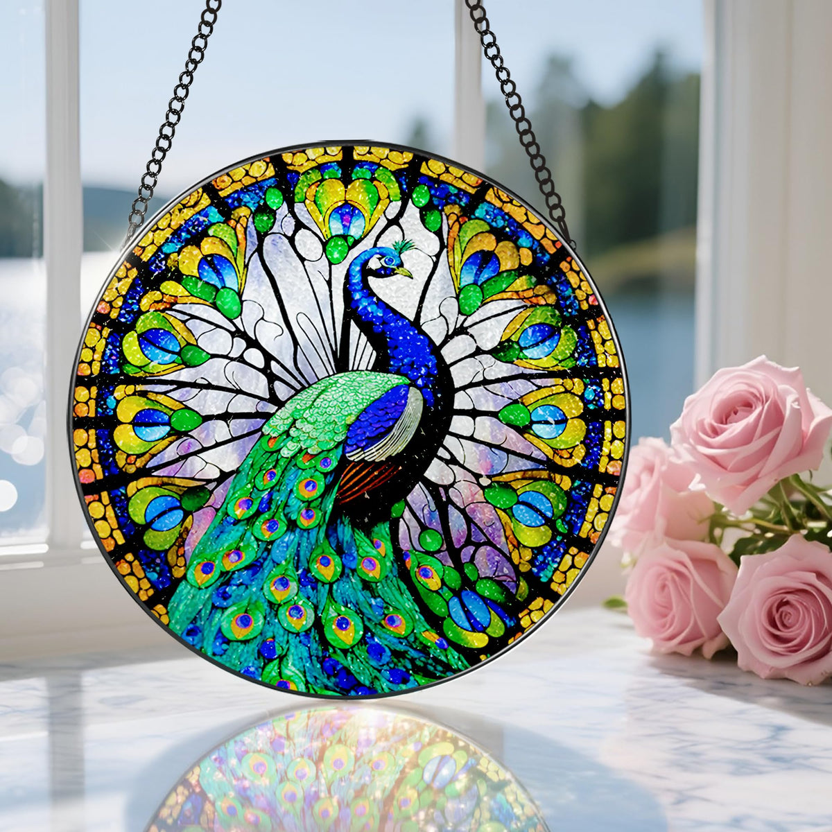DOUHASU window decor creates warm glow to brighten any room.