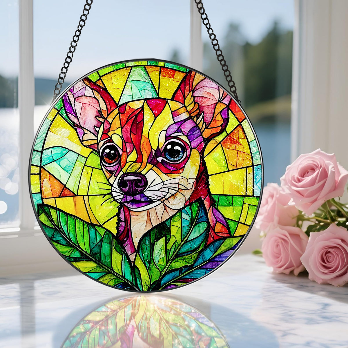 DOUHASU sunlit rainbow window decor for cozy interiors