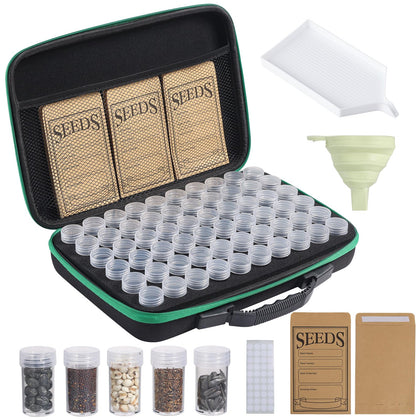 Douorgan seed storage box outer case blocks light and protects seeds during storage.