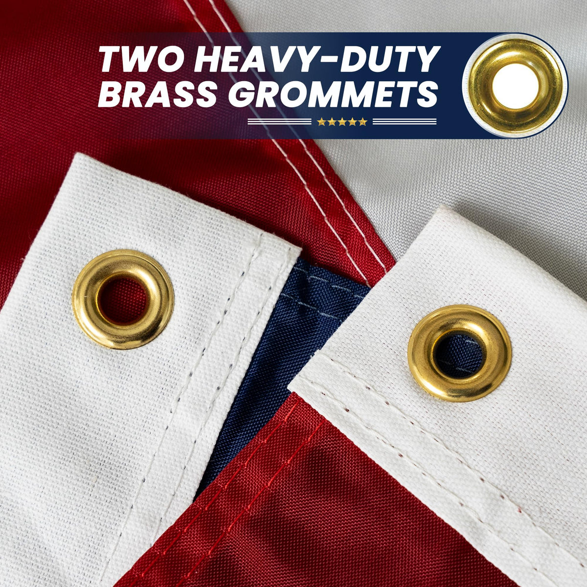 DOVER FLAG nylon outdoor flag showcases durable, fade-resistant material.