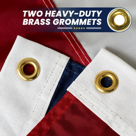 DOVER FLAG nylon outdoor flag showcases durable, fade-resistant material.