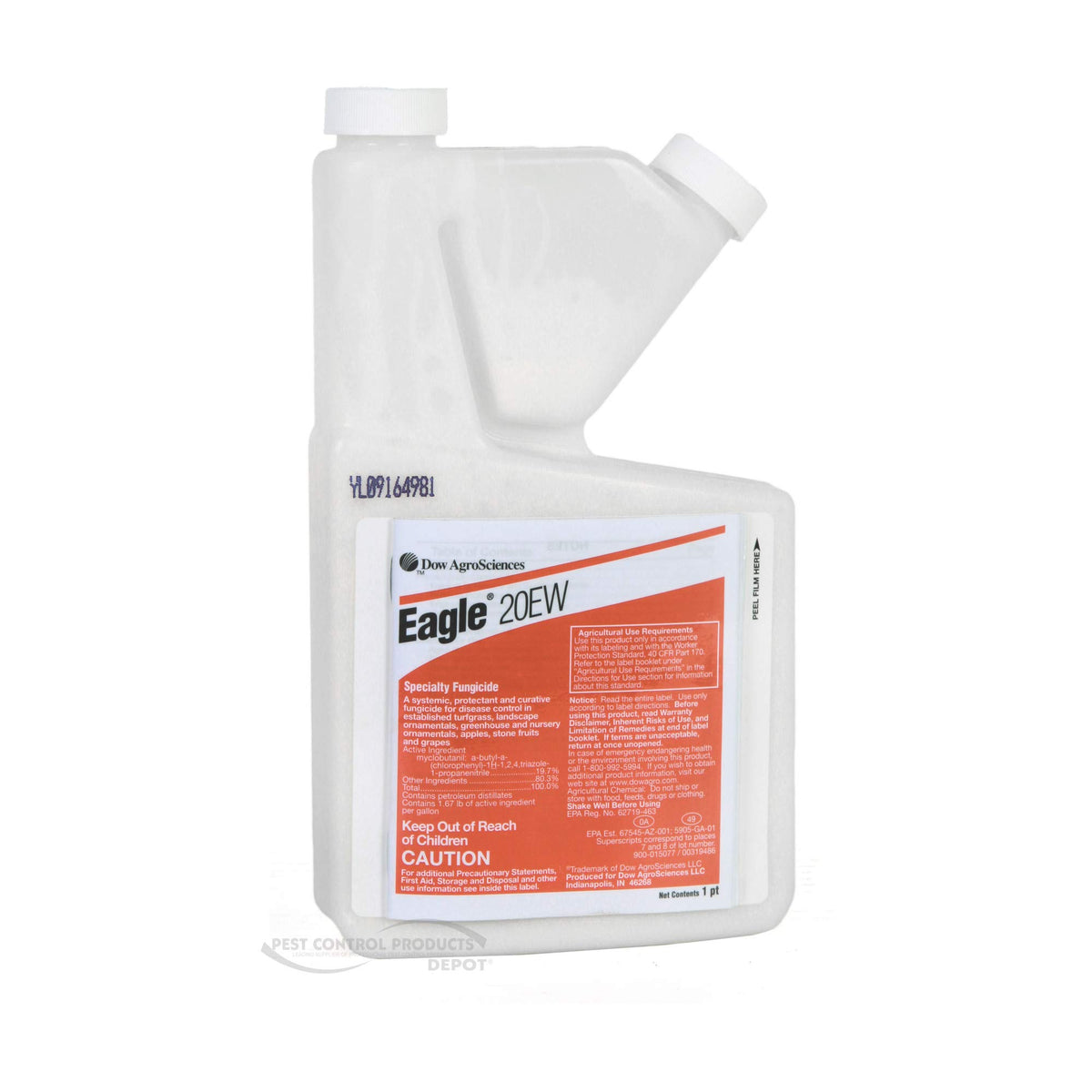 Dow AgroSciences Eagle 20EW application illustrating systemic protection for new growth.